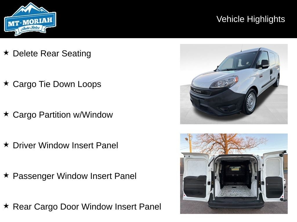 2021 RAM ProMaster City Tradesman