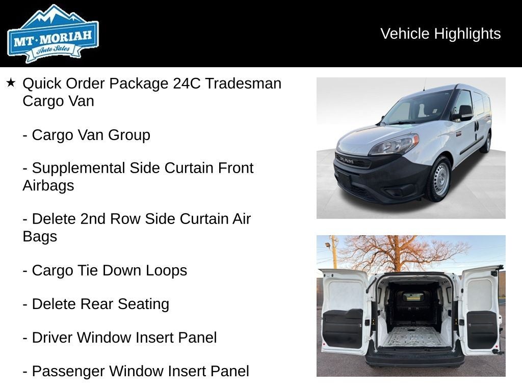 2021 RAM ProMaster City Tradesman
