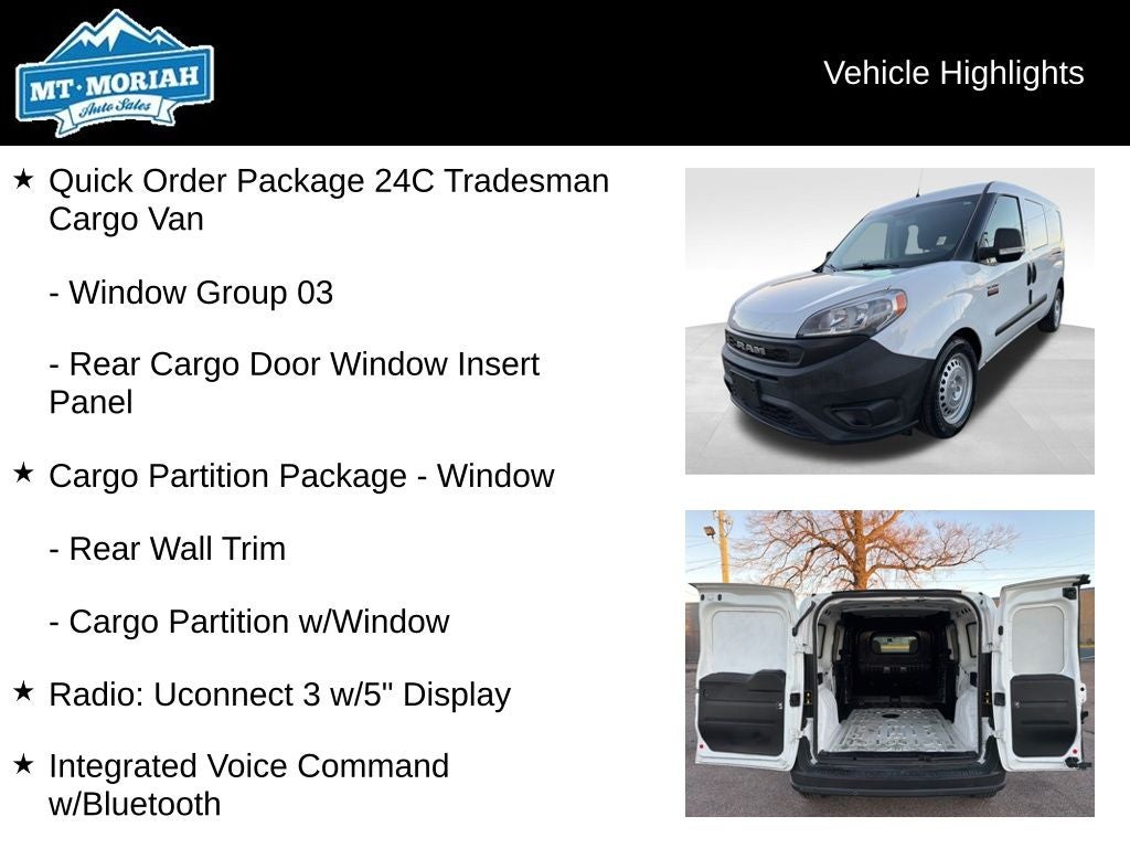 2021 RAM ProMaster City Tradesman